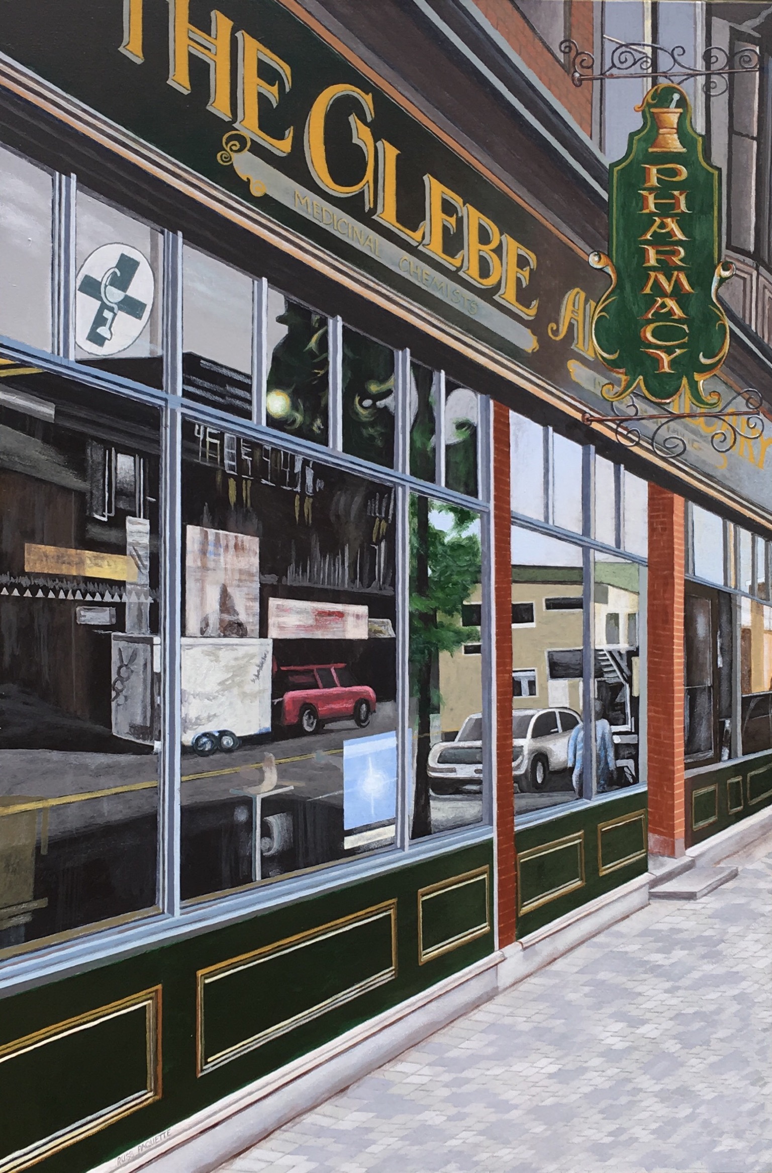 “The Apothecary” - 20x30 - acrylic on canvas - available.