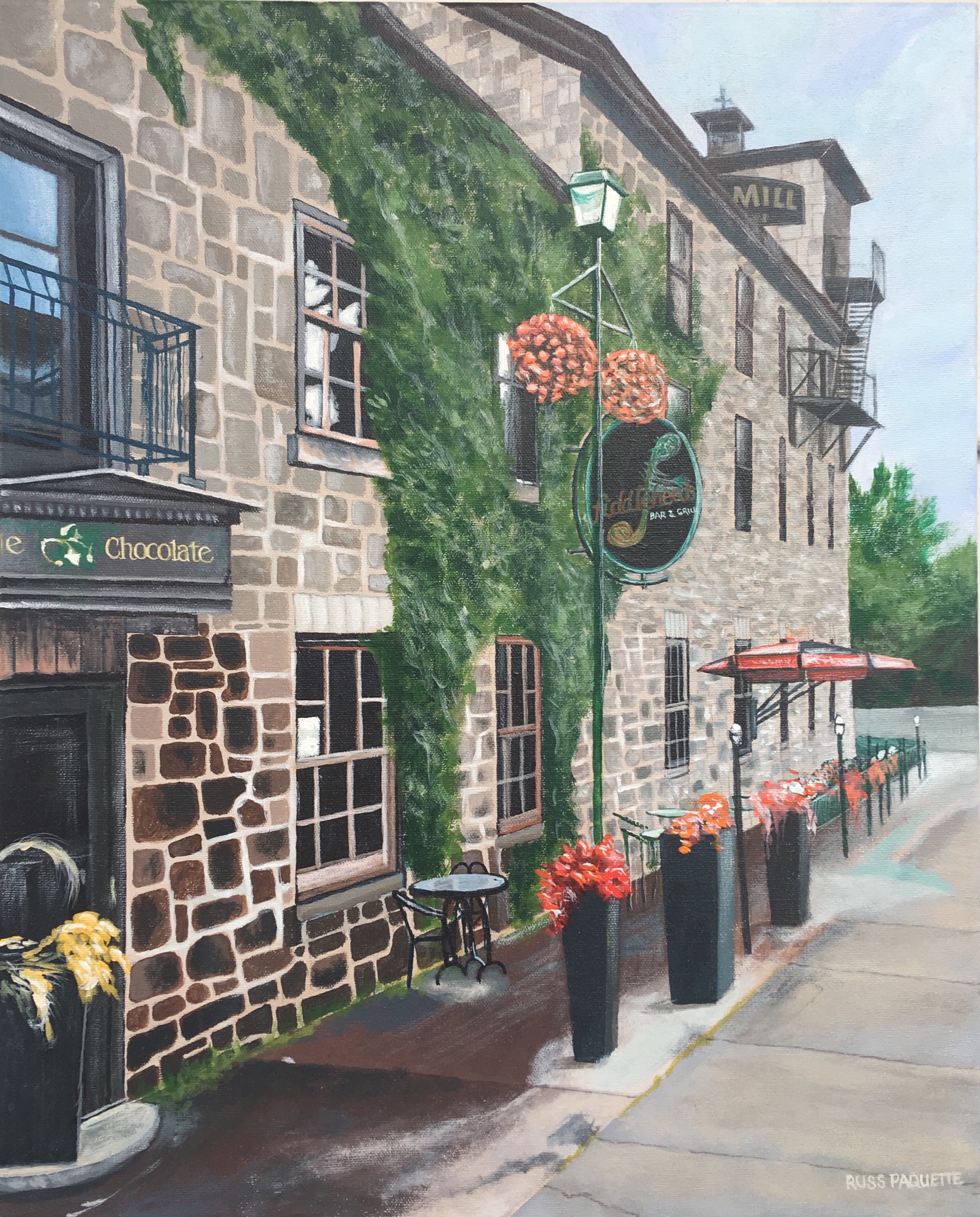 “After the Rain” - 16x20 - acrylic on canvas - private collection.