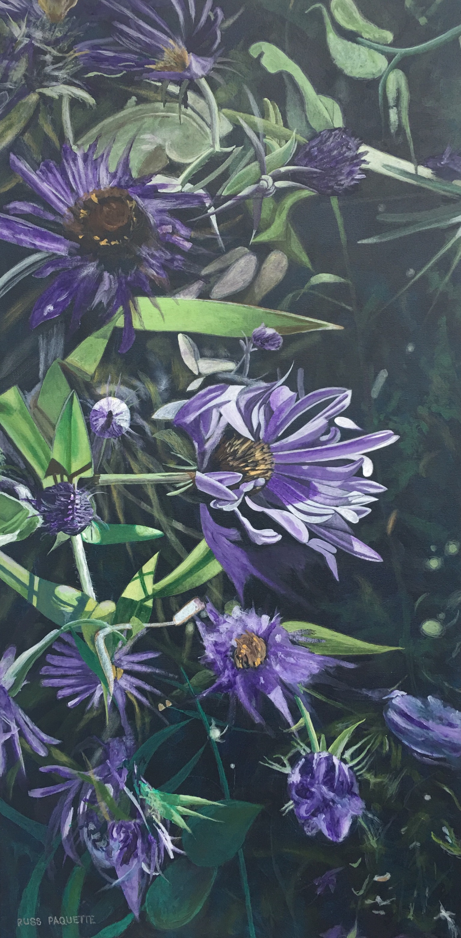 “ Breath” - 18x36 - acrylic on canvas - public collection at Elizabeth Bruyere Hospital