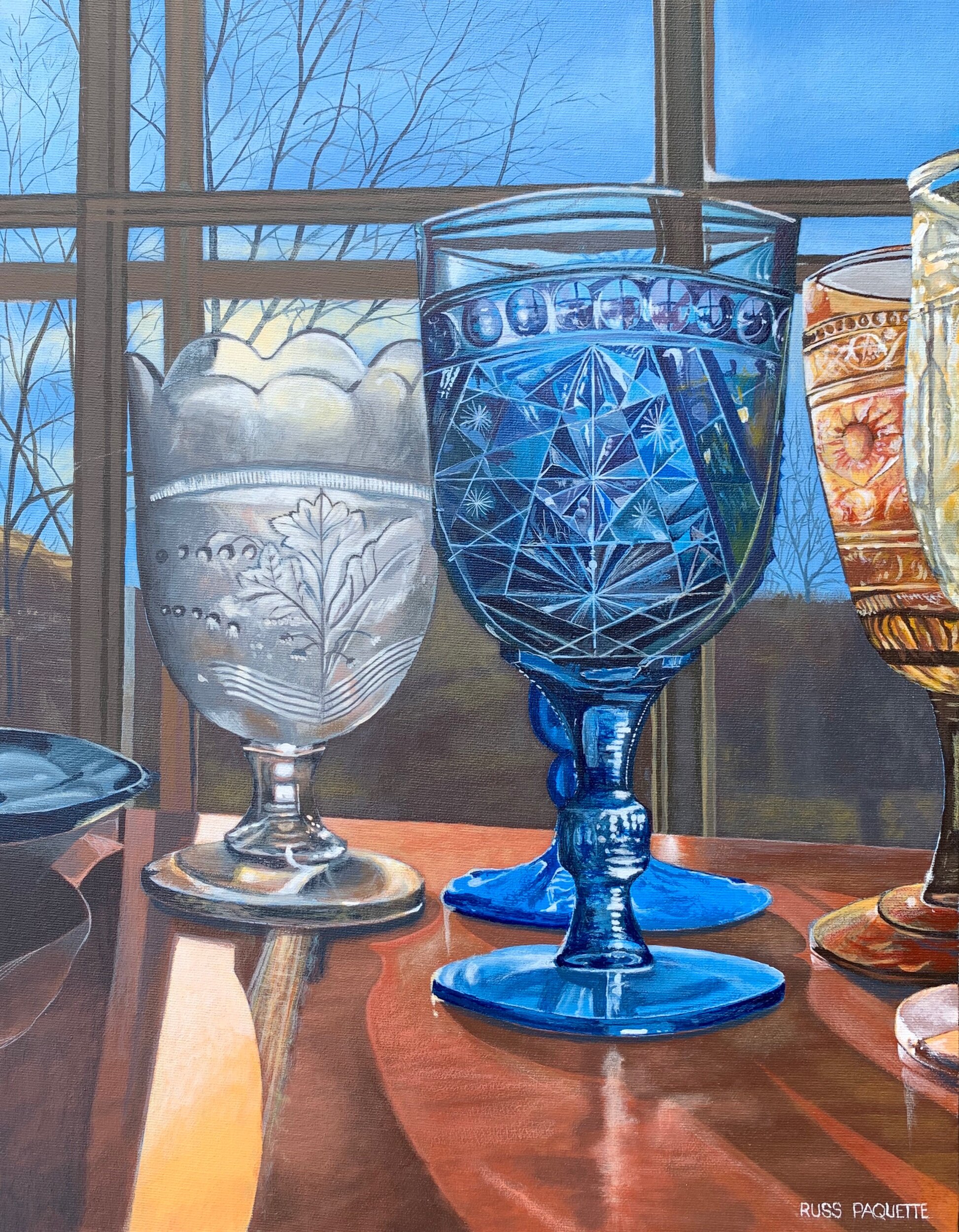 “First Light”, 14x18, acrylic on canvas - private collection