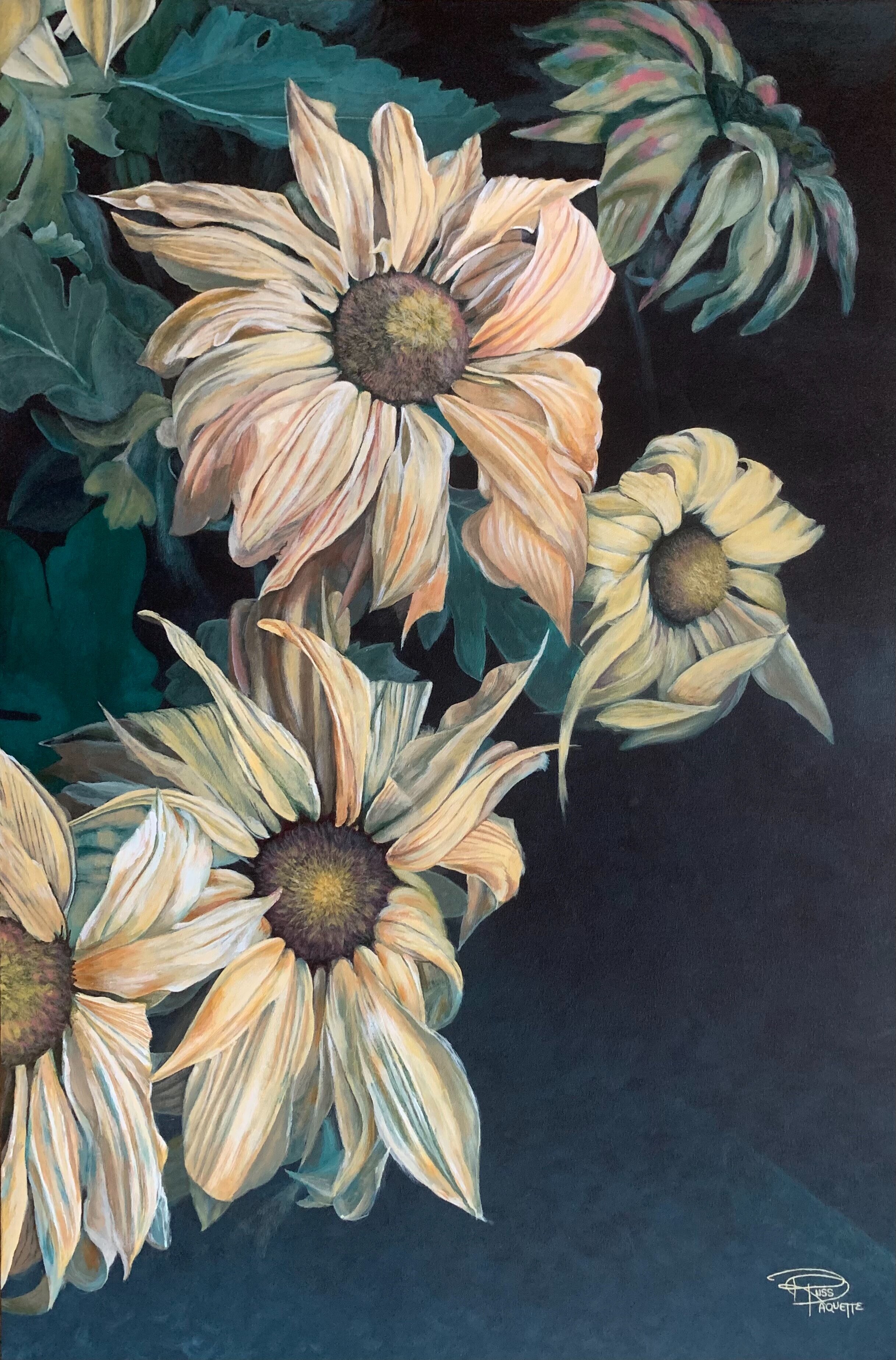 “A Life Well Lived” -24”x36” - acrylic on canvas - private collection of the artist.