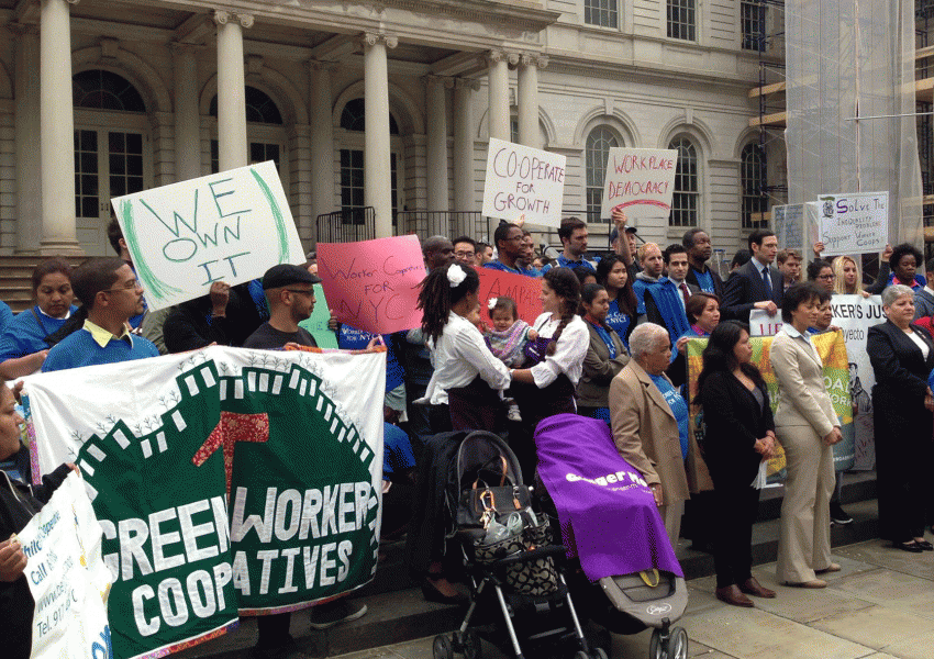 Worker-Owners Cheer Creation of $1.2 Million Co-op Development Fund in NYC