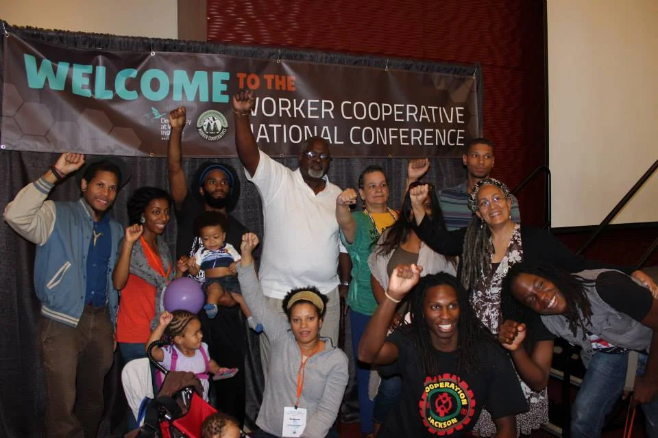 COOPERATION JACKSON DELEGATES AT THE WORKER COOPERATIVE NATIONAL CONFERENCE