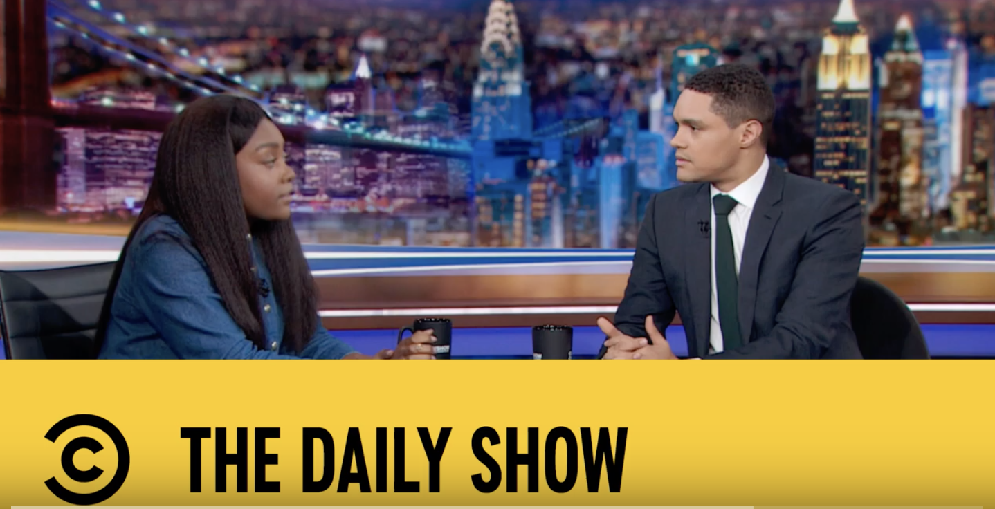 Jackson Rising mentioned on the Trevor Noah show by Noname