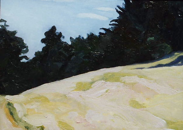 Little Long Pond Oil on canvas 9" x 12" 1999