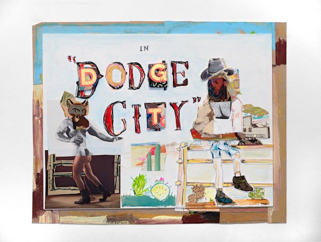 Dodge City, 22 1/4 x 20 7/8 framed, $1,300