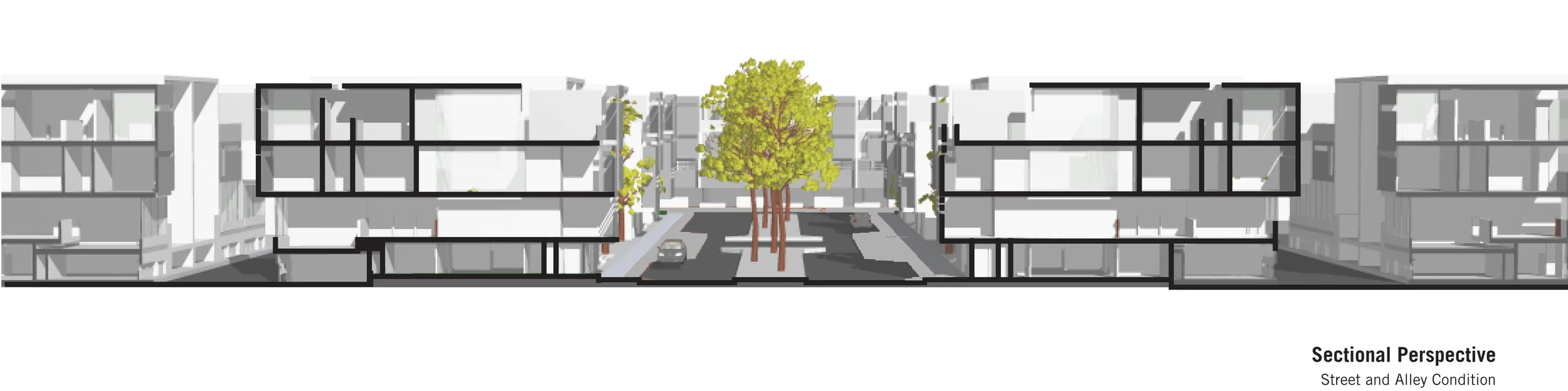   sectional axon of typical block&nbsp;  