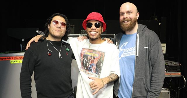 #tbt hanging with these cheeky mfs... @anderson._paak and rock star drum tech Darren. Things only got crazier after this pic was taken 🤯 #YesLawd
