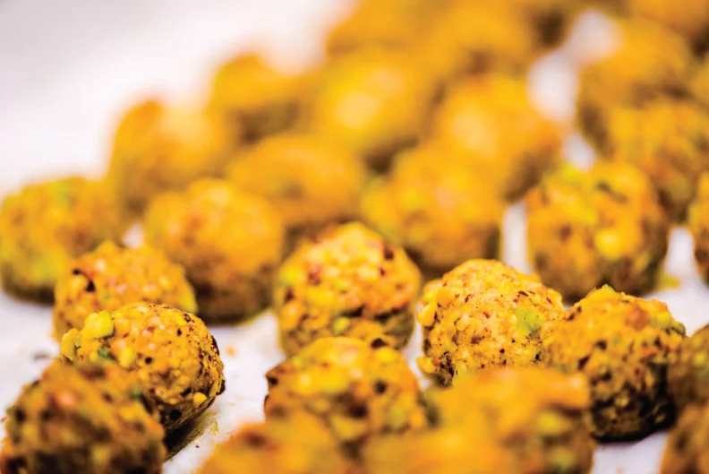 Goat Cheese + Pistachio Truffle