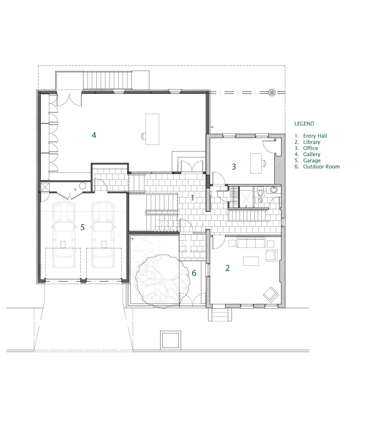 Ground Level Floor Plan