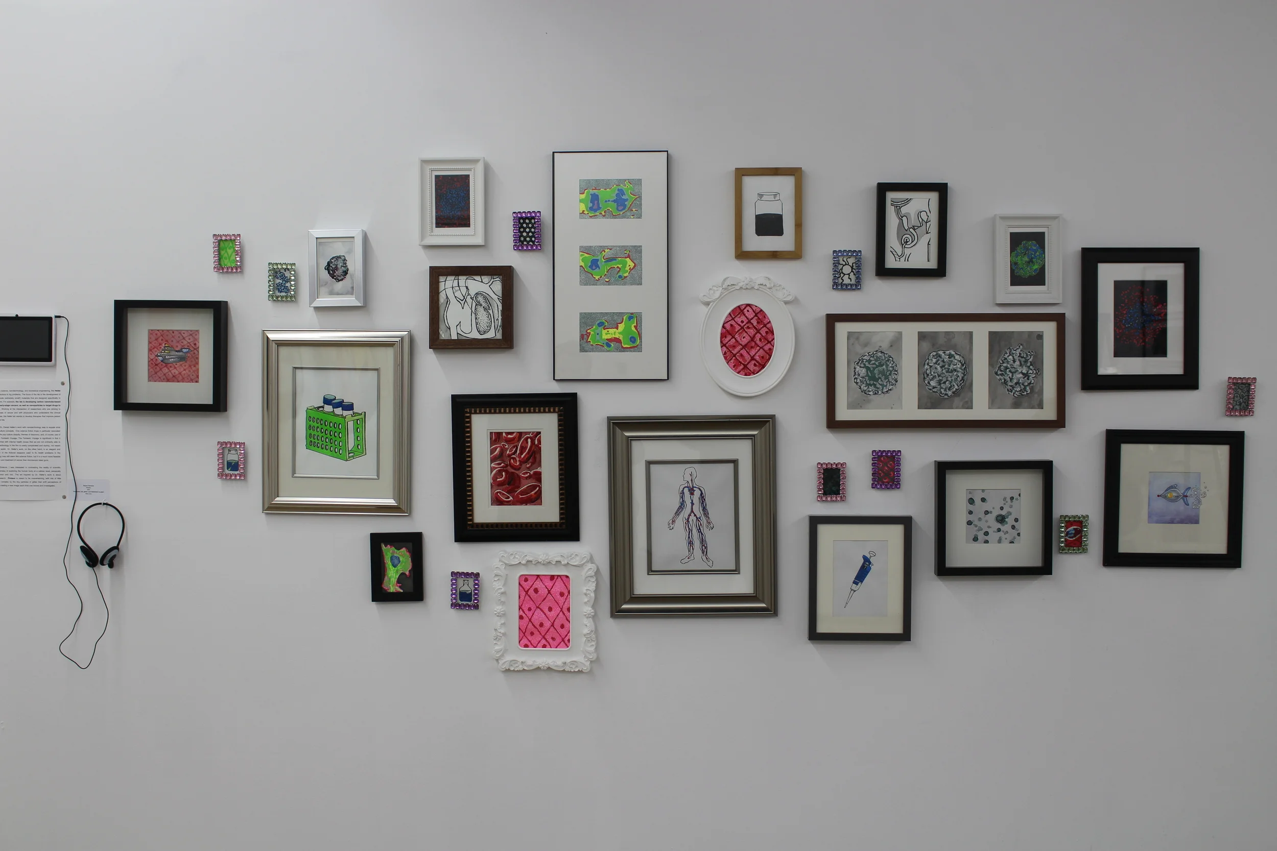 Proteus at Art of Science - Gallery Night, December 2014