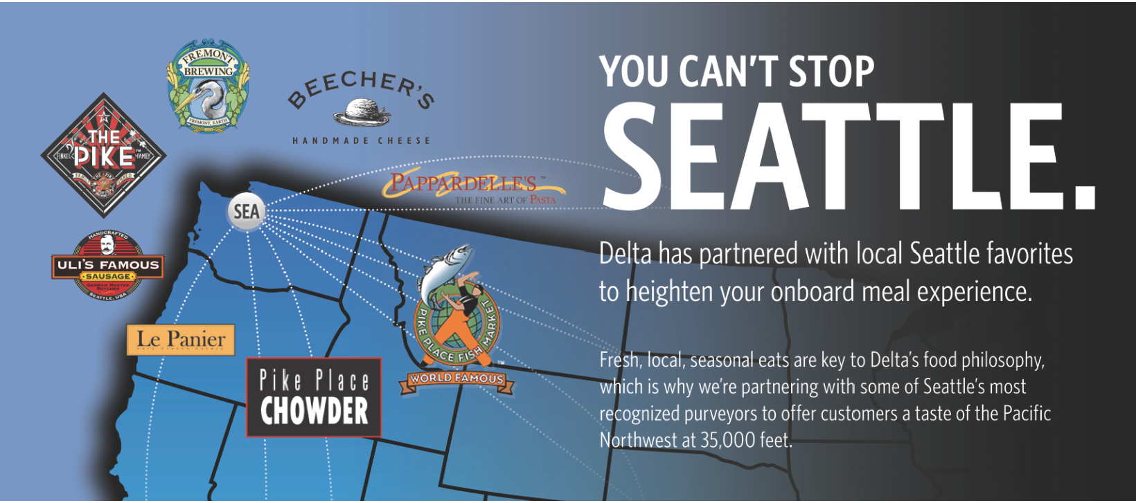 Le Panier is proudly serving our brioche and macaron aboard many Delta flights departing from Seattle!