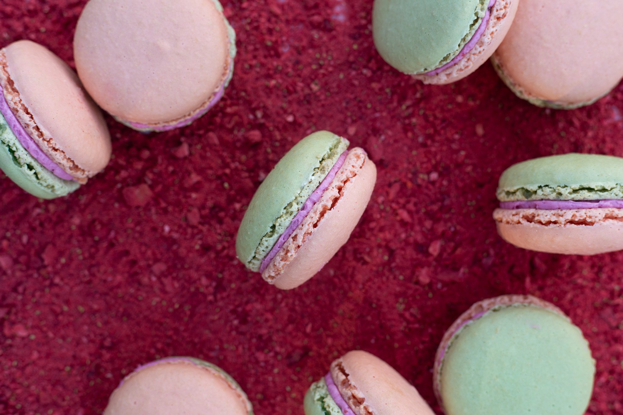 Macaron Fraise des Bois