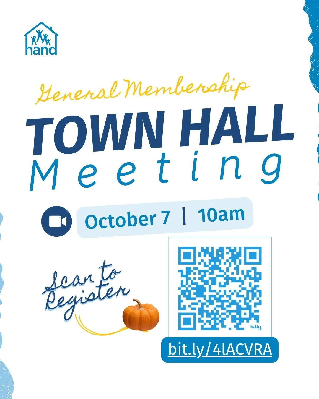 To register for the meeting, scan the QR code or via the link in the bio