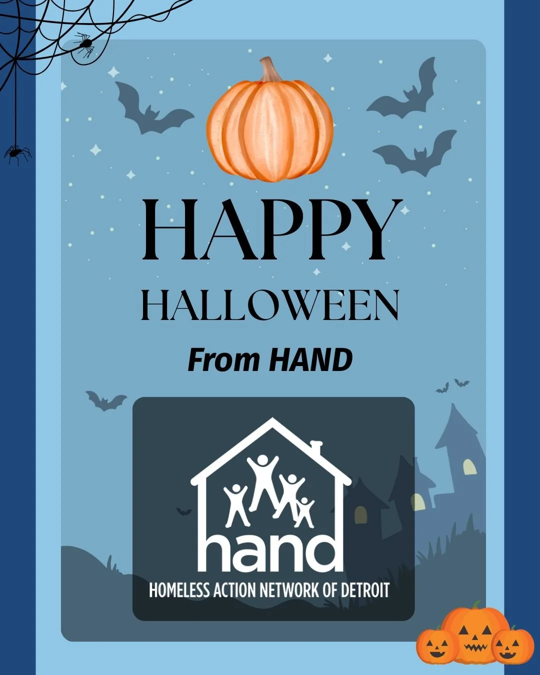 Good Afternoon Everyone, Happy Halloween from HAND! We hope you have a safe and great Friday!