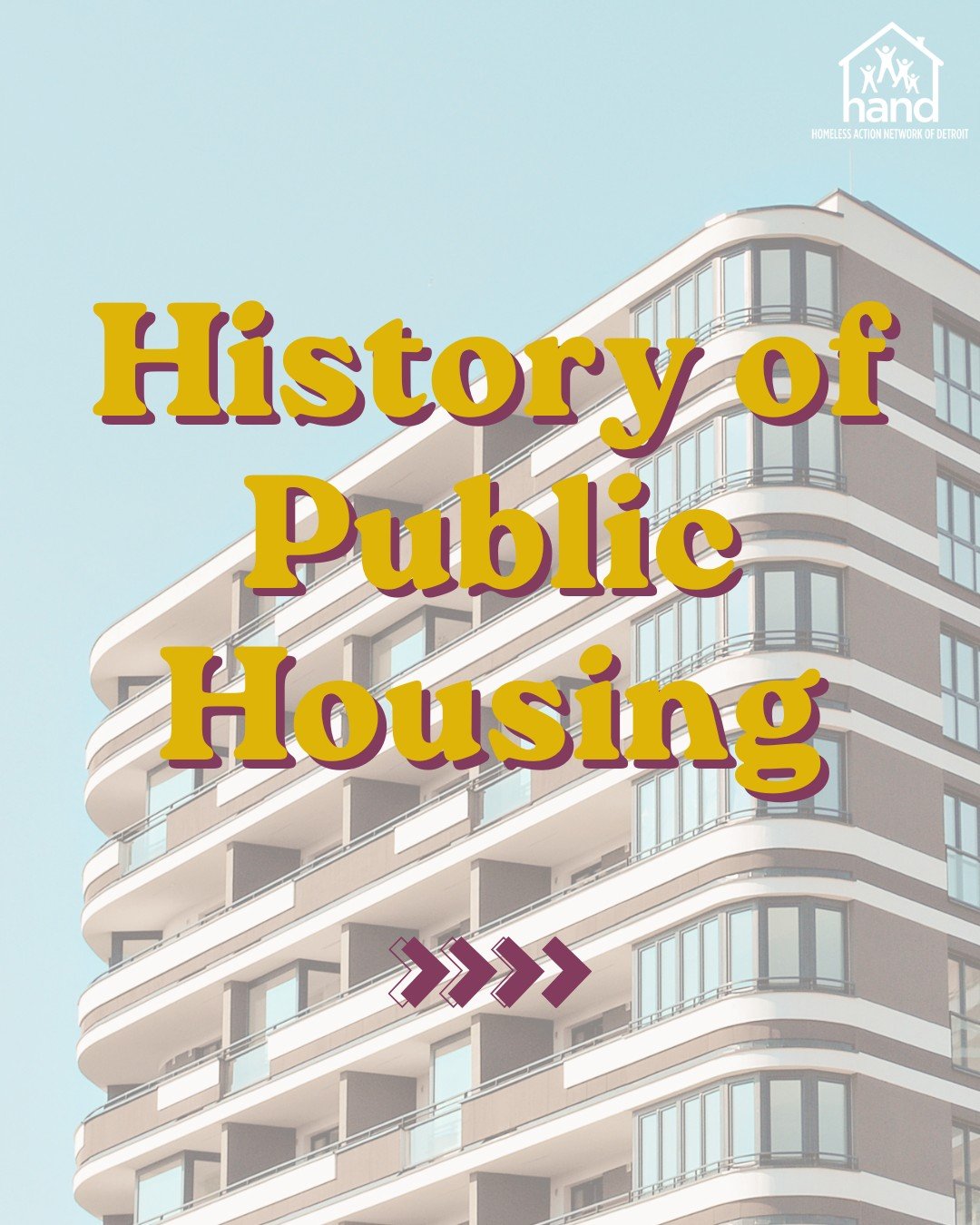 Swipe through to learn more about the history of public housing in the United States!

#publichousing #AffordableHousing #detroit #historyofhousing