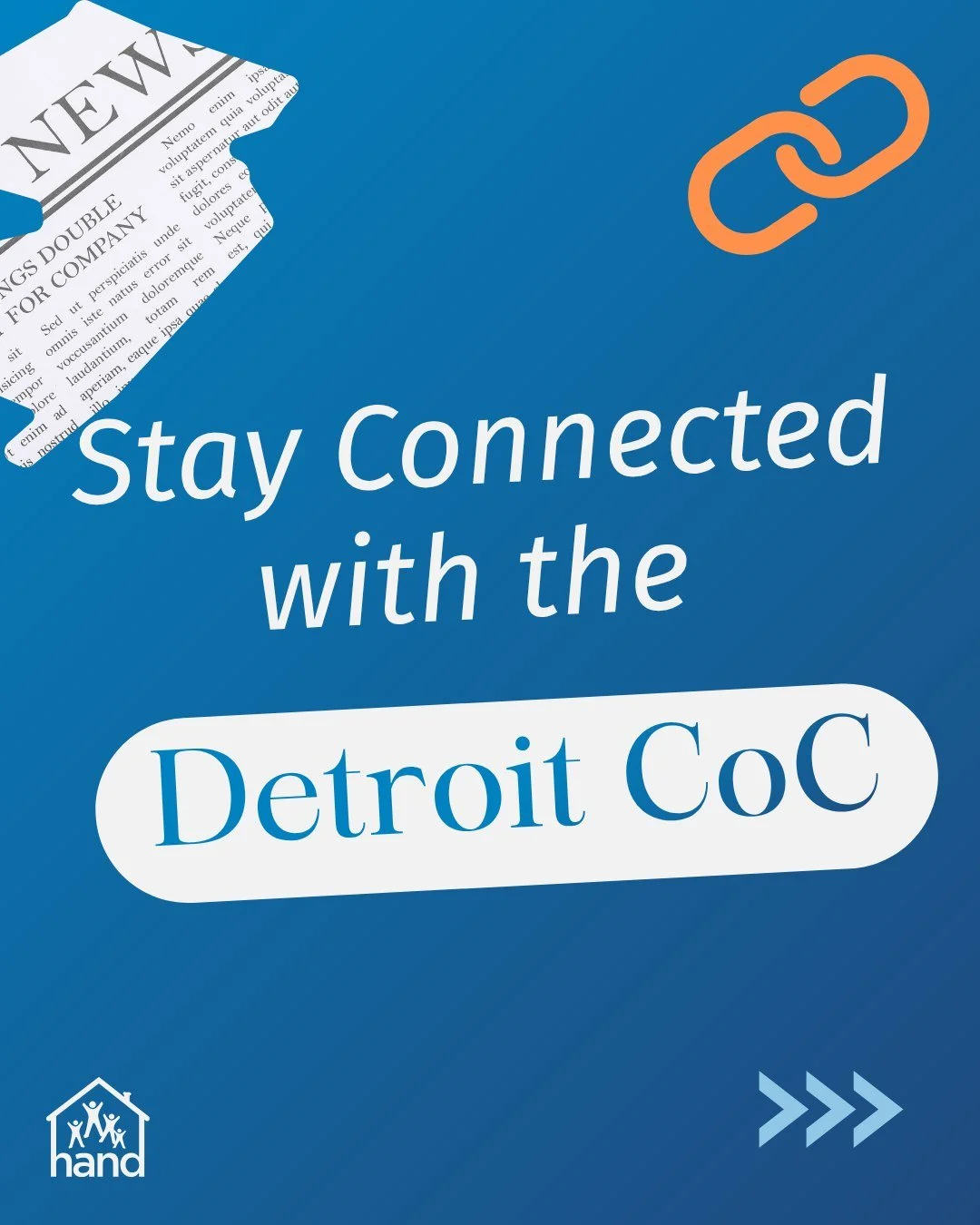 There are many ways to stay connected to the Detroit CoC