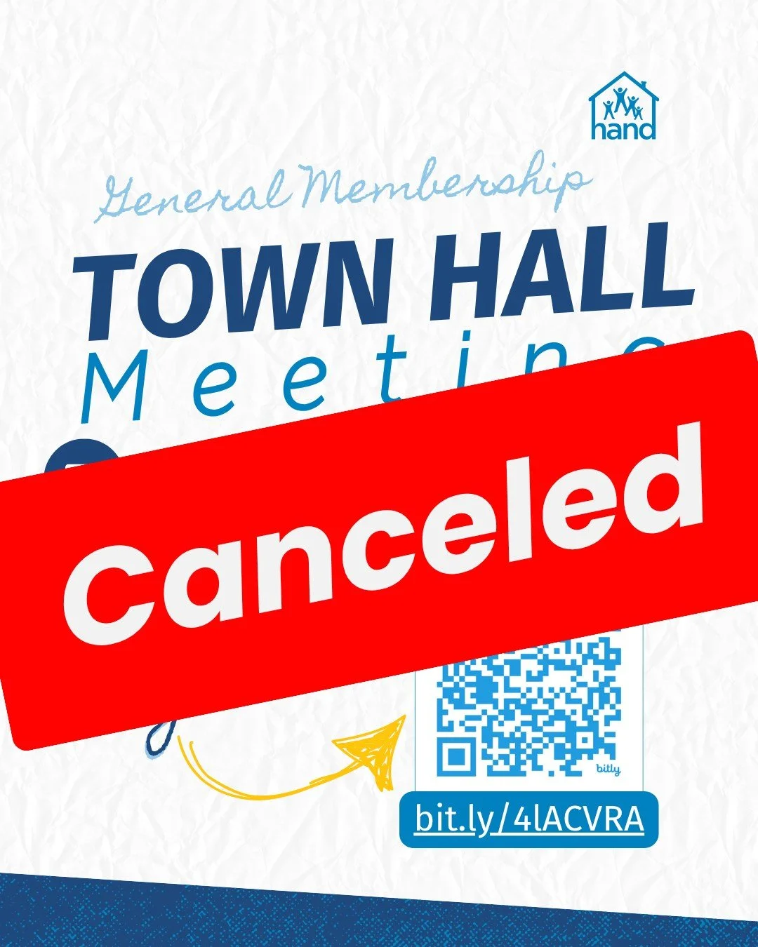 This month's Town Hall is canceled. 

Our next Town Hall will take place June 16 where we will cover changes to our federal, state and local landscape. Register by scanning the qr code (second image) at the link in our bio.