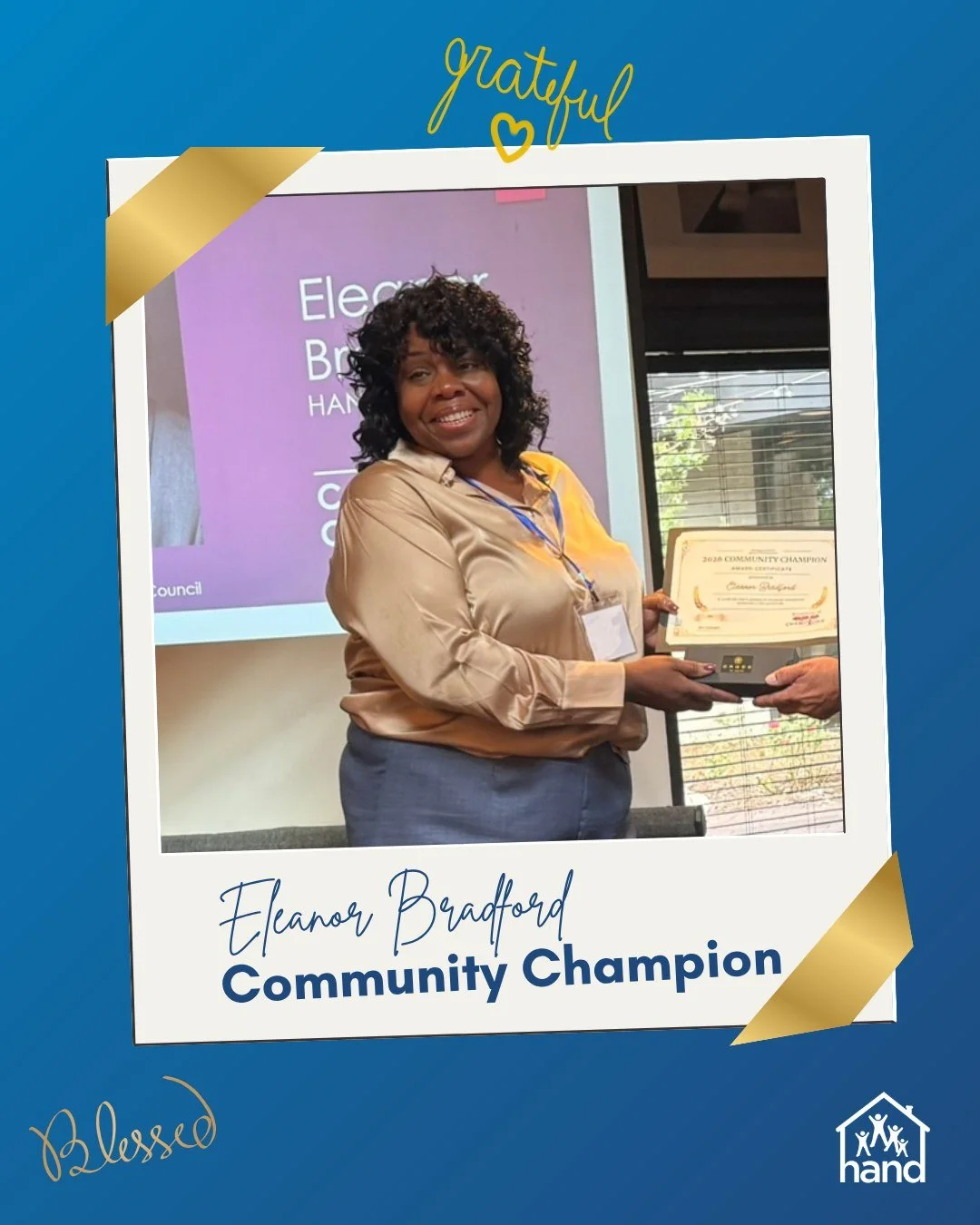The Homeless Action Network of Detroit celebrates the achievements of our own Eleanor Bradford. She's our Systems Coordinator ensuring that homelessness is brief, rare and non-recurring.