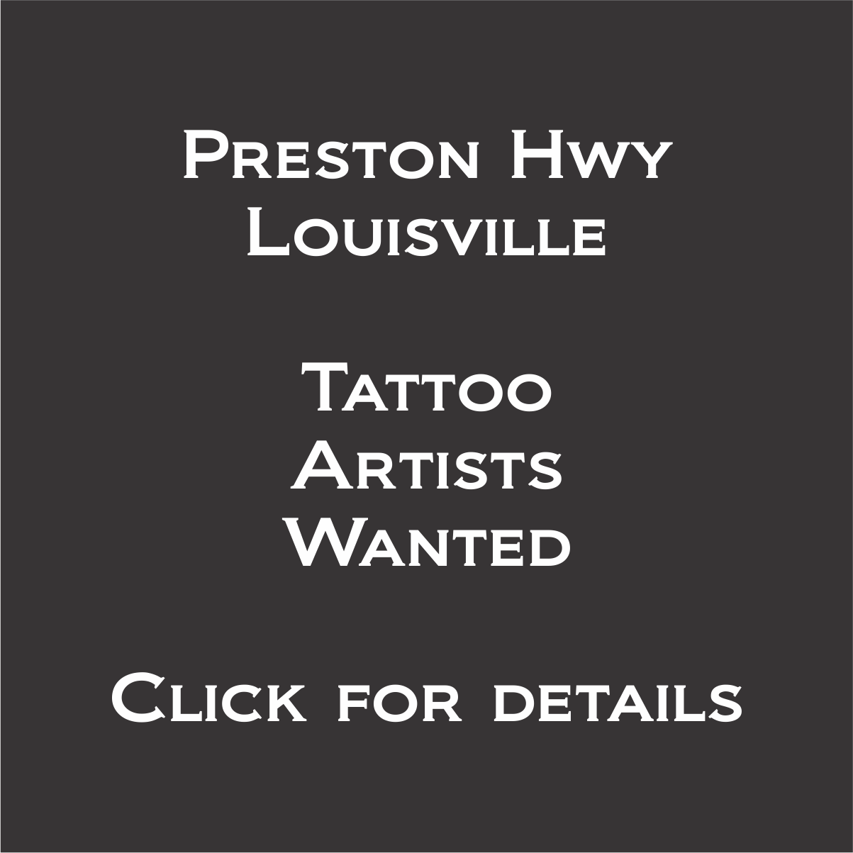 Serenity Ink Tattoos  𝗡𝗢𝗪 𝗛𝗜𝗥𝗜𝗡𝗚  We are looking for a new tattoo  artist that can tattoo anything  Must have a strong portfolio a minimum  of three years of experience