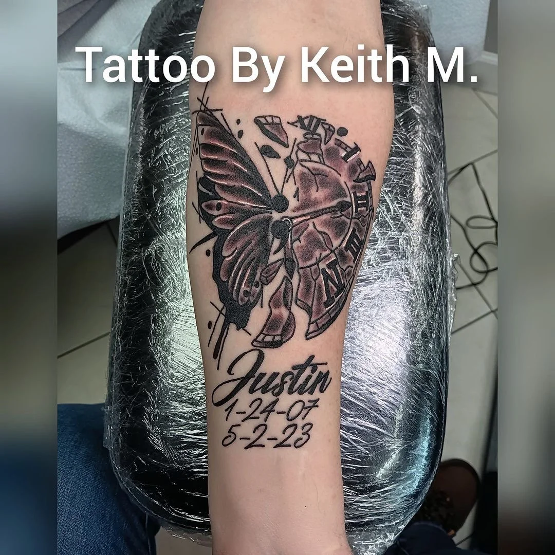 Keith Name Tattoo