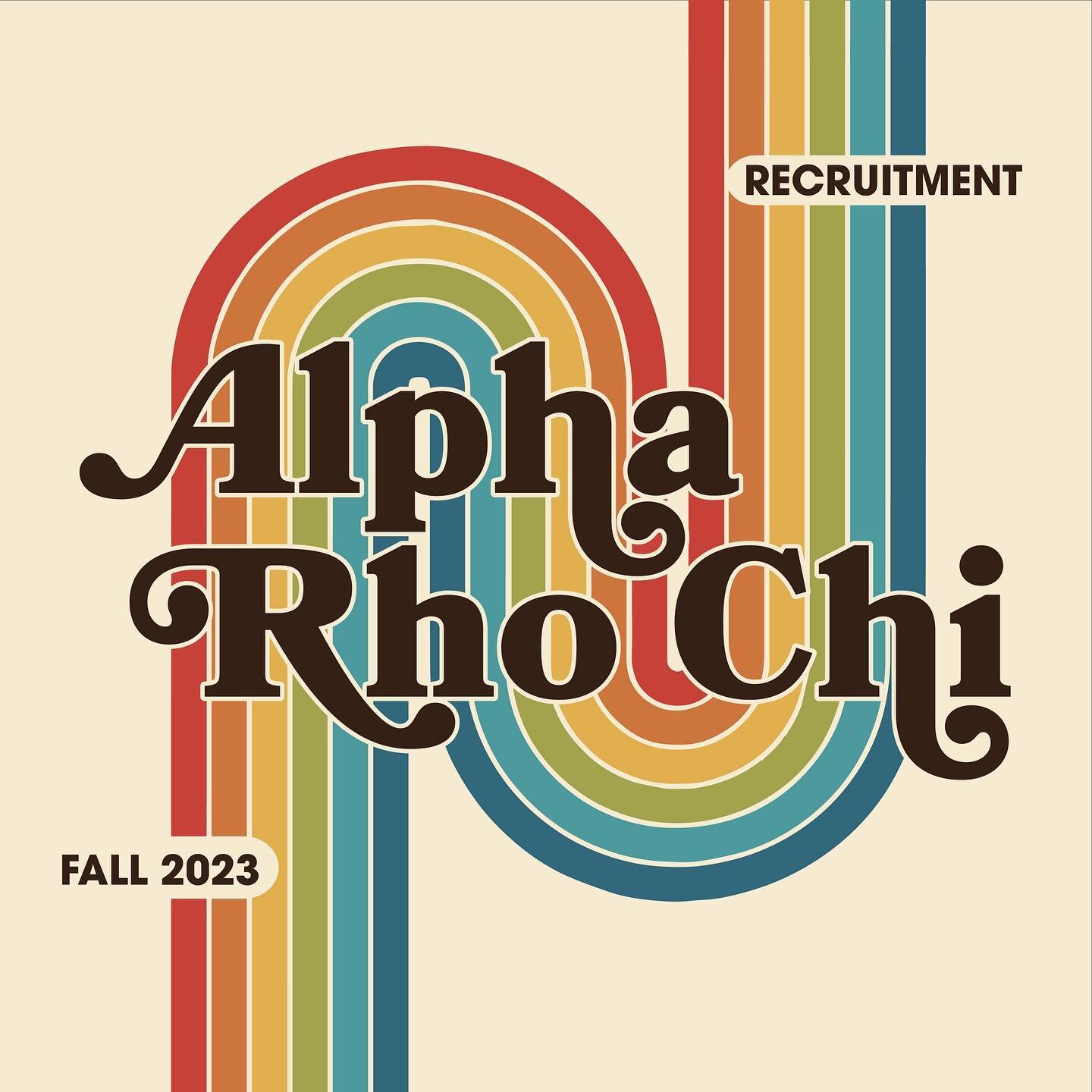Recruitment Week is gonna be a blast! Can&rsquo;t wait to see you all there!