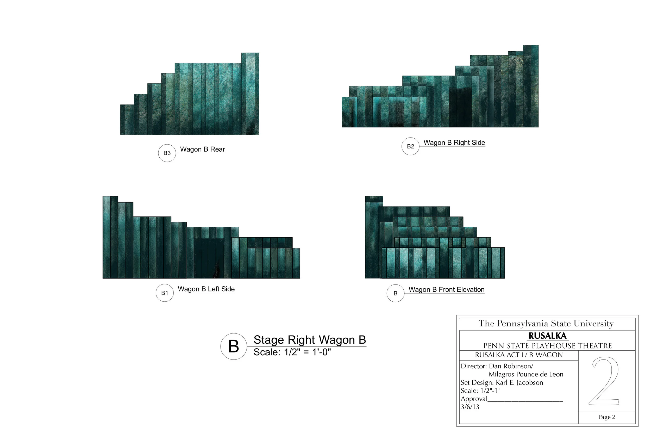 Digitally rendered paint elevations 