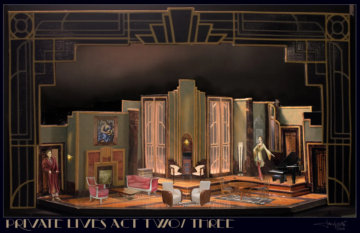  Written by- Noel Coward  Act Two/Three - Model photograph and digital rendering 