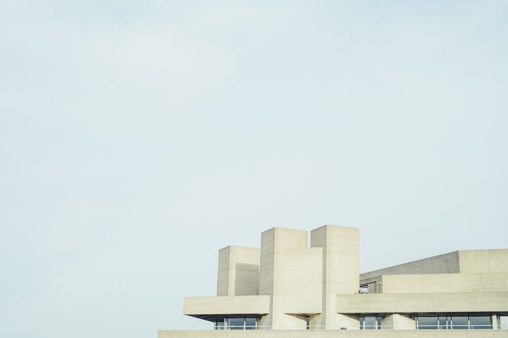 I&rsquo;ve spent a lot of time this year wondering around London during lockdown. Quite often we end up walking over Waterloo Bridge and see this view. I love this the National Theatre but have never quite managed to take a photo that does it justice