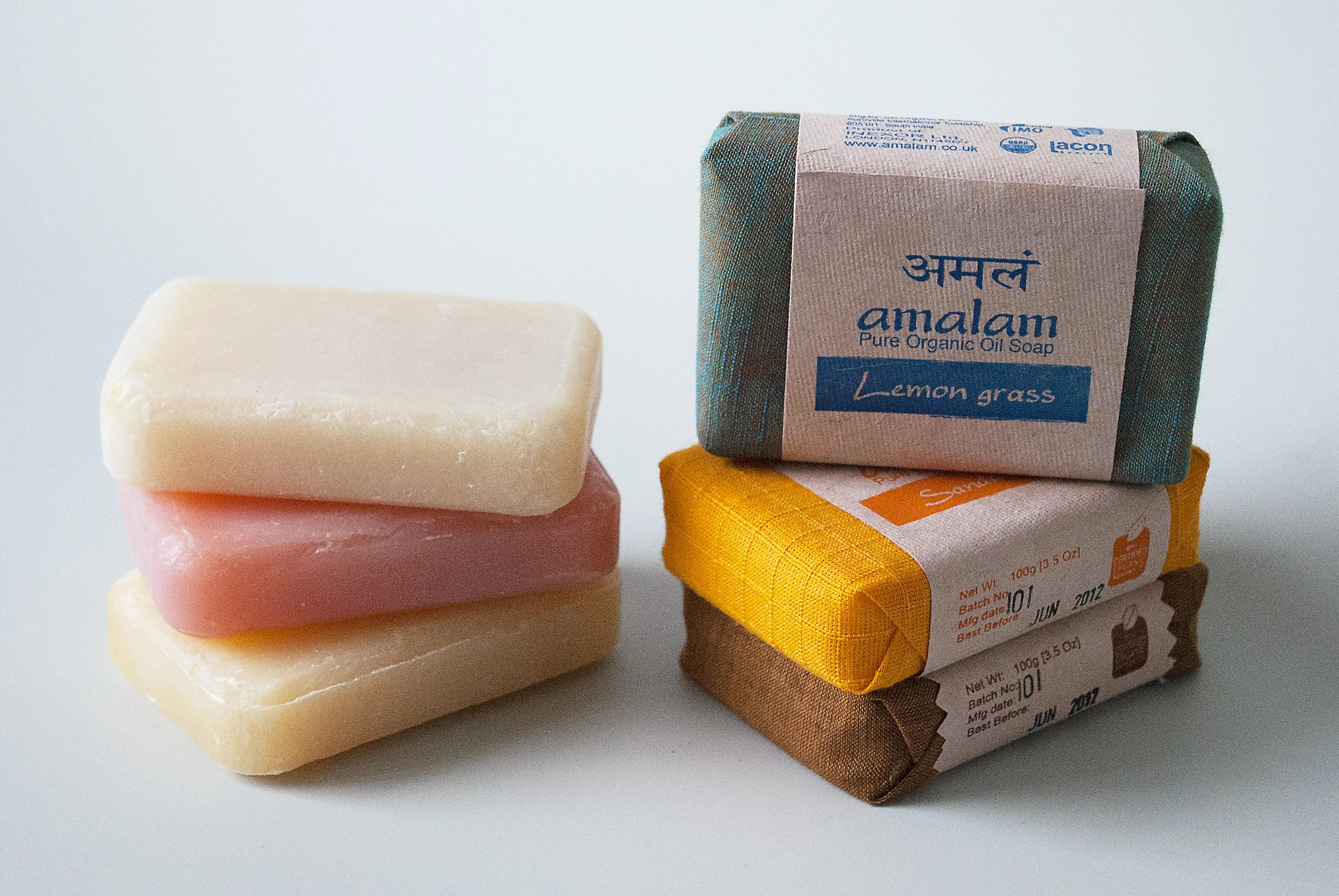 Original Amalam logo and label design