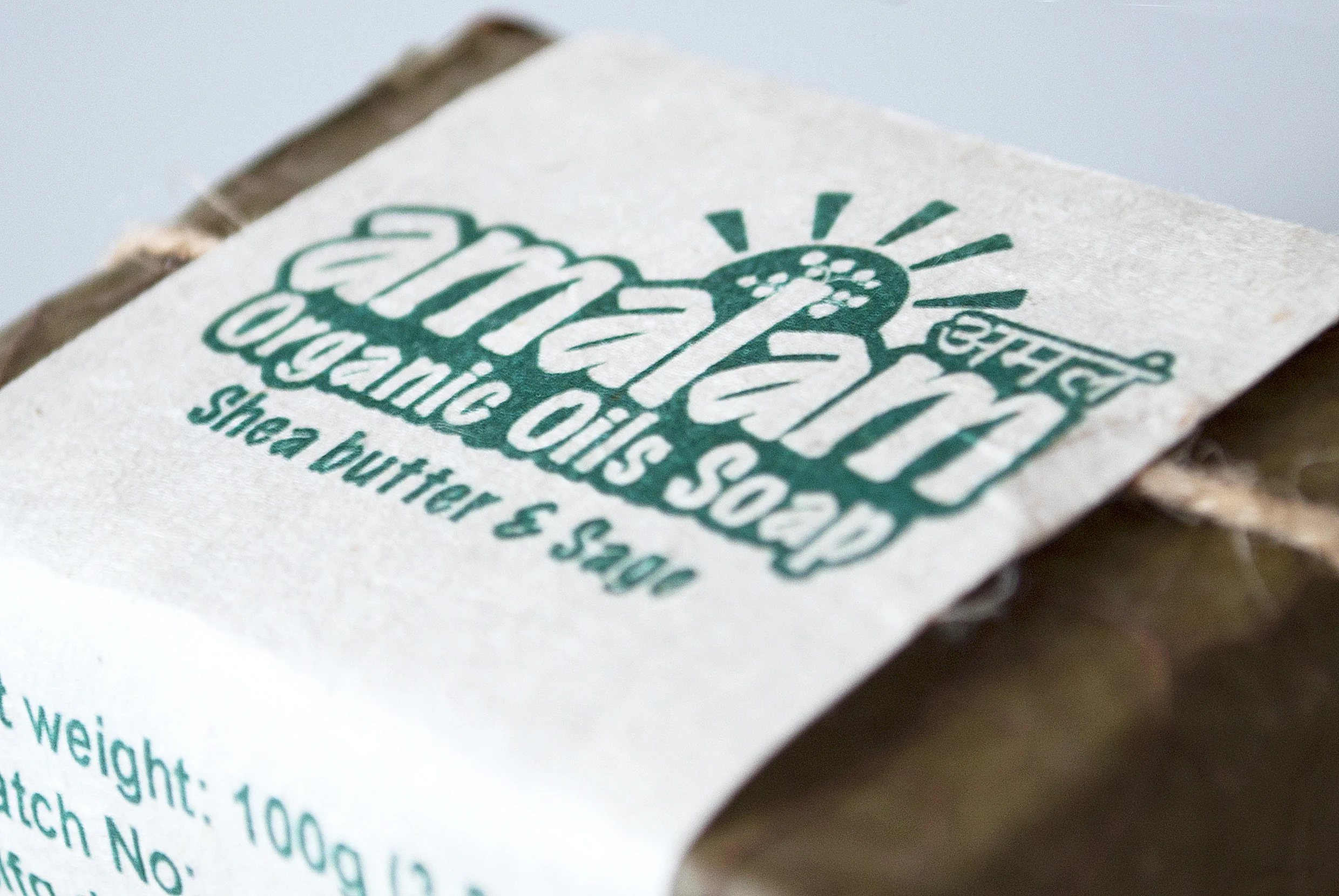 Updated Amalam logo and label design