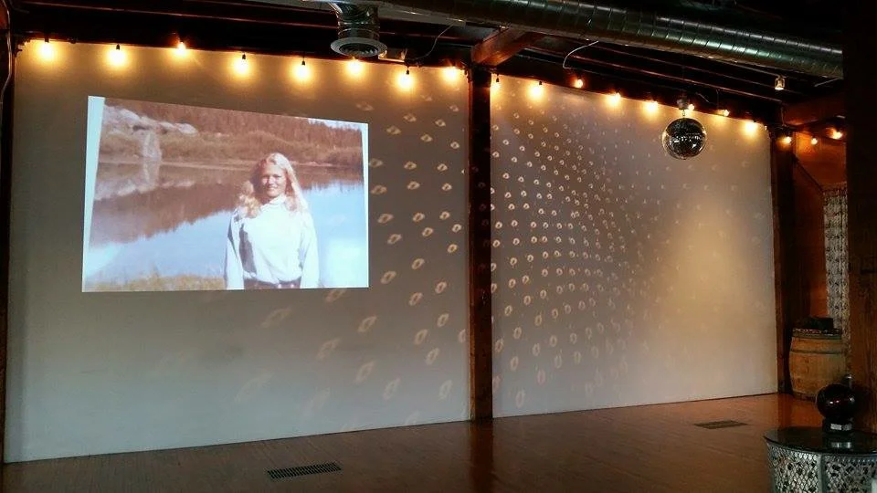 A slideshow with images of Kris and Alex over the years.