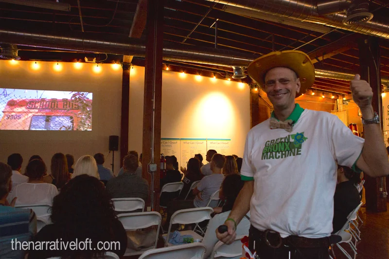 Stephen Ritz was all smiles during his engaging talk.