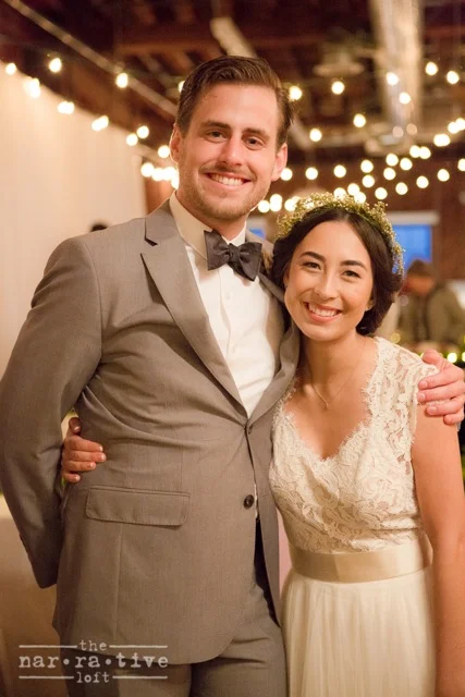 Casey and Dana shined bright at their wintery December wedding, knowing they'll always be by each other's side, especially when it's cold outside!