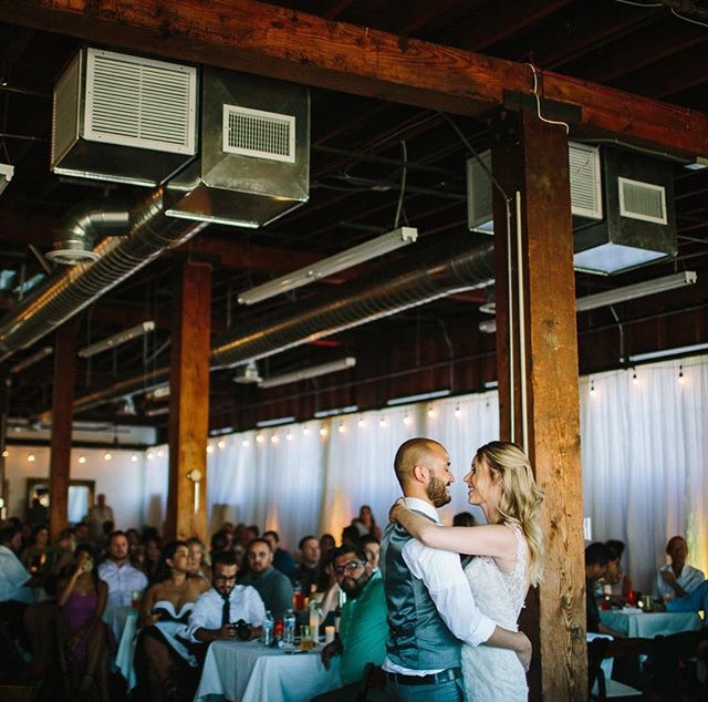 ©Hanna Photography - John and Allison sharing a tender moment together, captured during their first dance as newlyweds.