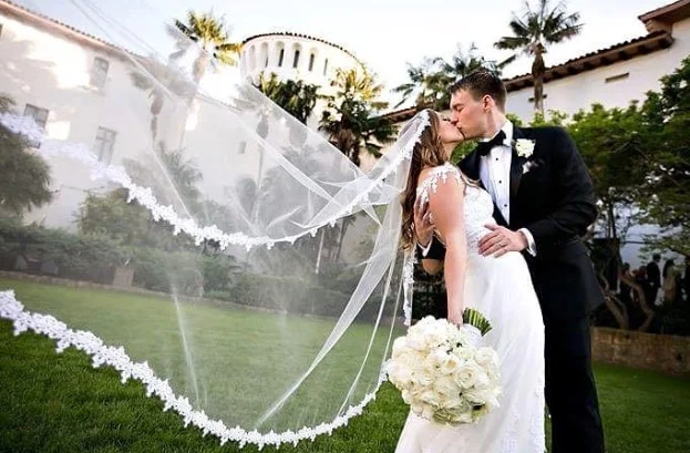 © Kacie Jean Photography - Michelle and Corey after their ceremony.