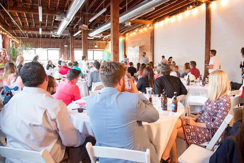 Family and friends sip, savor and celebrate.