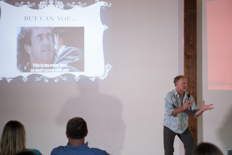 Lee Abbott was excited to share his story. As a Food Network Competitor to the competitive world of television production, he had many narratives to share. 