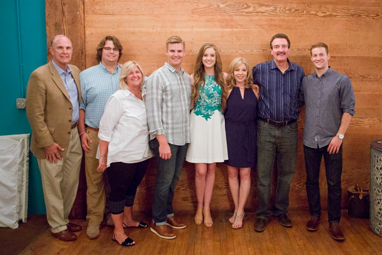 The whole family was glowing with excitement for the big day!