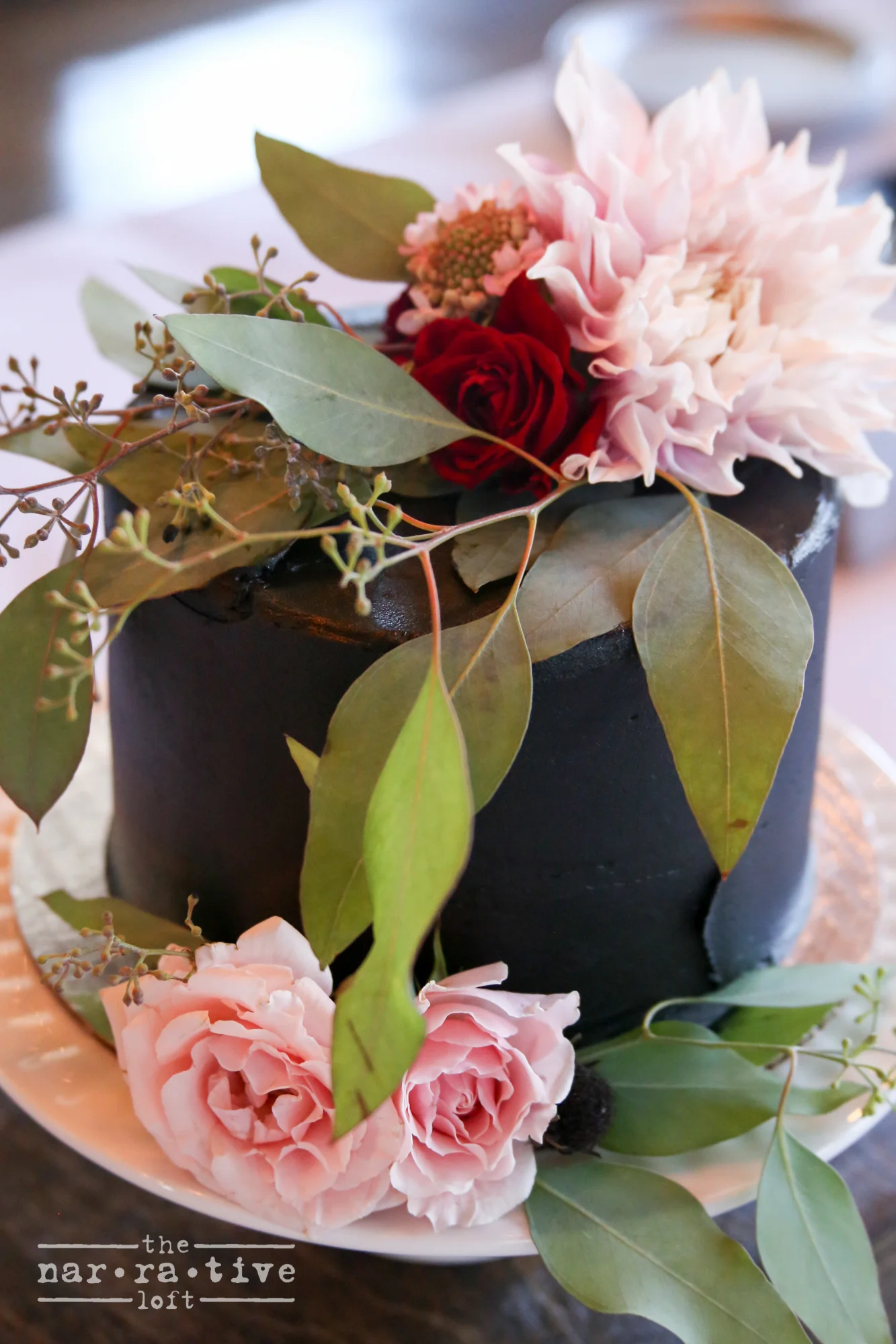 Beautiful yet simple cake creation from Crushcakes.