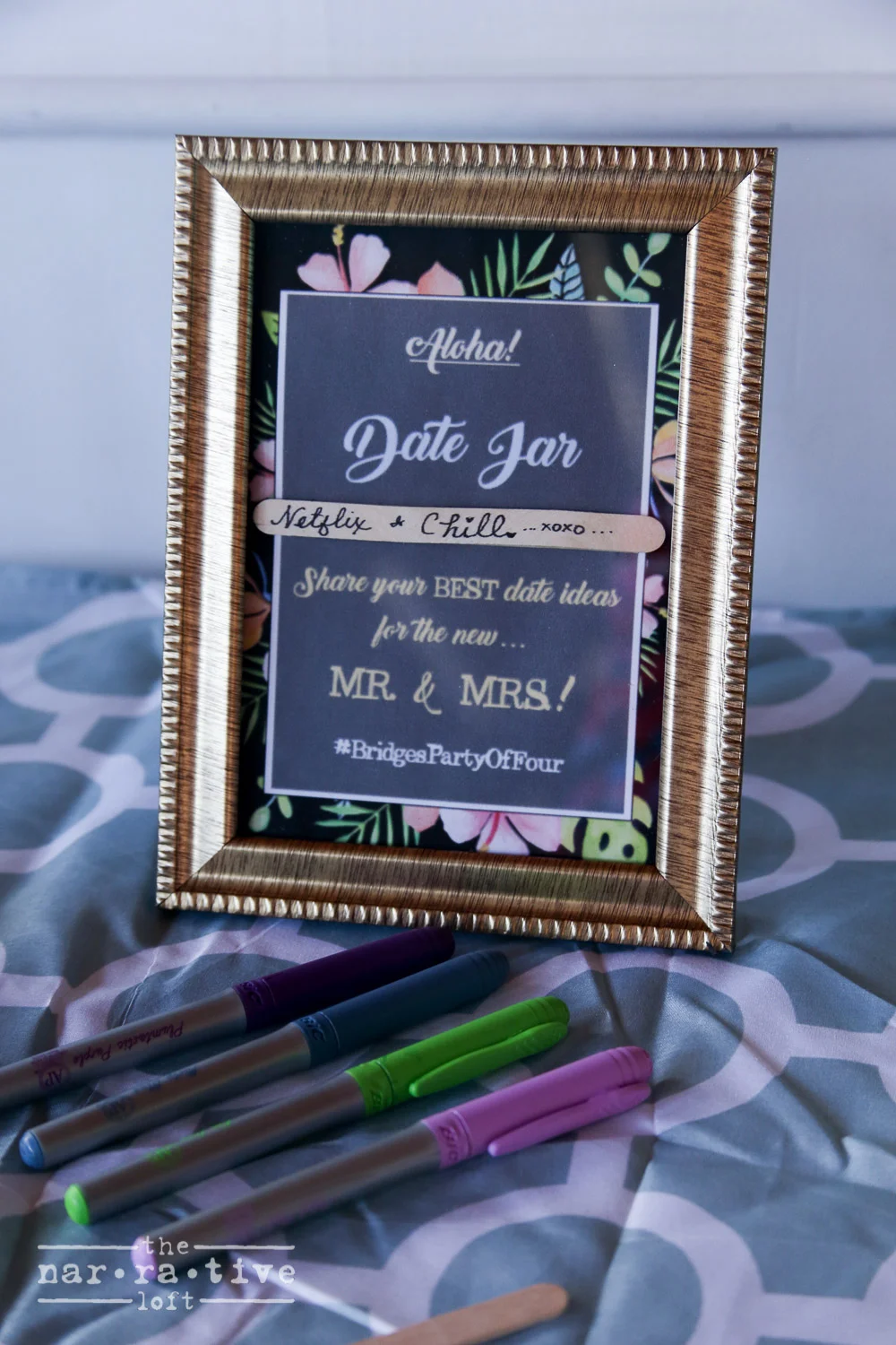 Loved all the darling floral details placed around the loft!