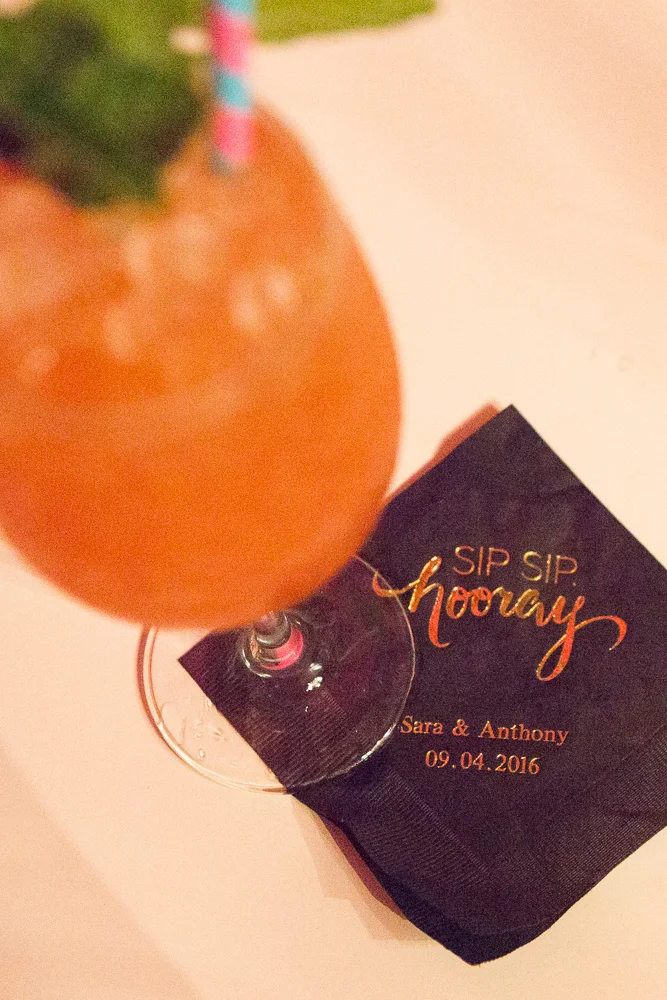  We'll drink to that. Cheers Sara and Anthony!