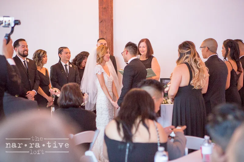 A beautiful exchange of vows!