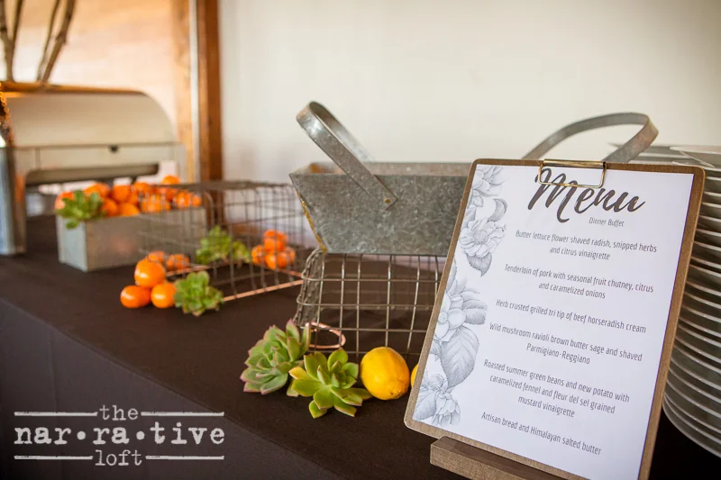 Such a delicious menu, Season's Catering !