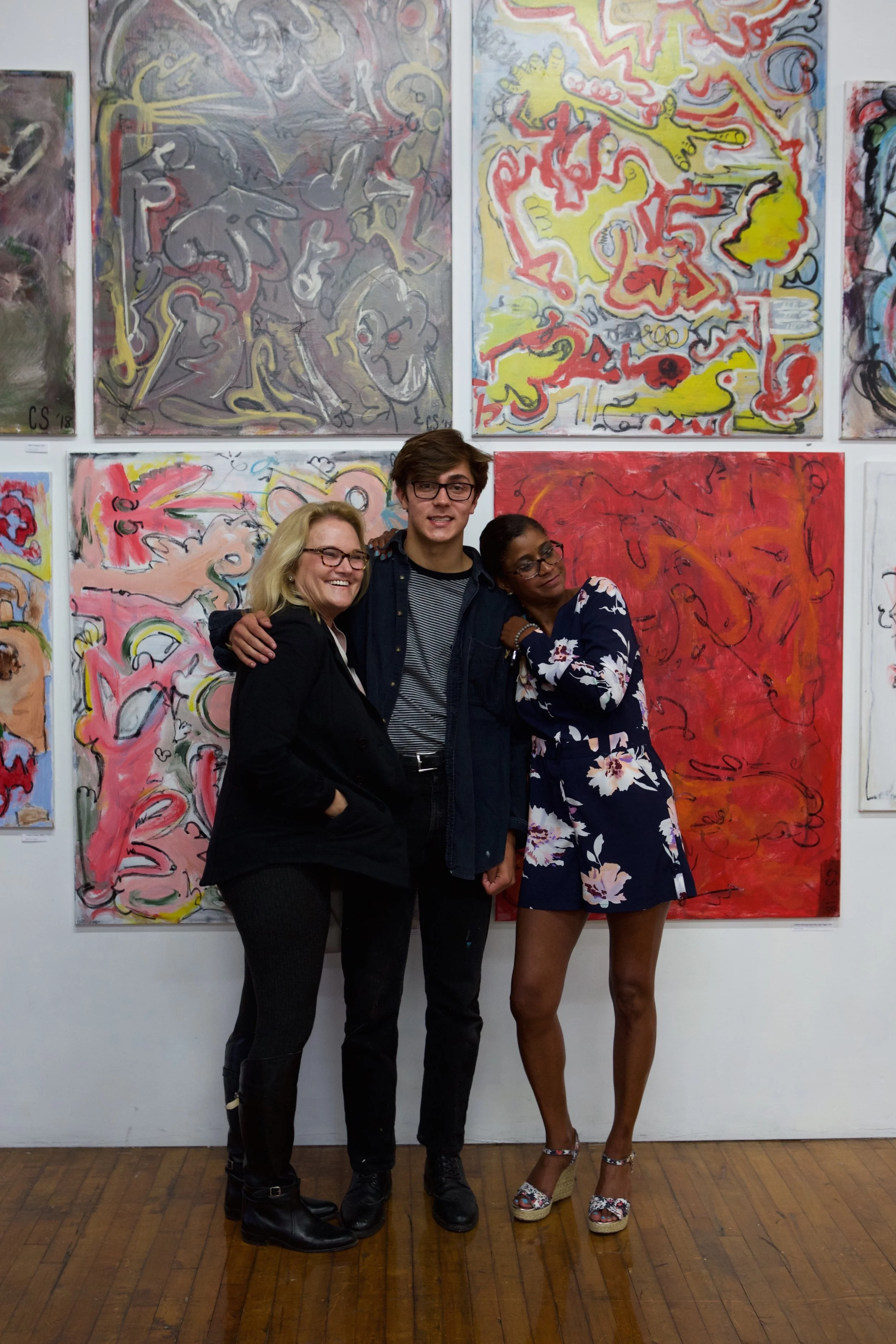 Conor alongside some special guests, including Laguna Blanca Principal, Lolli Lucas.
