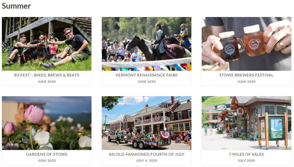 EVENTS — Stowe Motel & Snowdrift events-stowe-motel-snowdrift