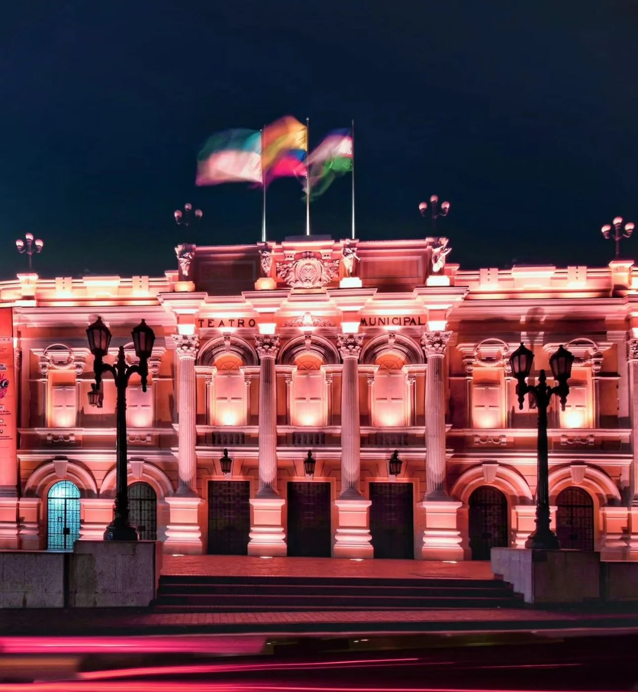 Teatro Municipal de Cali. Diseño de iluminación arquitectónica