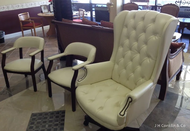 Executive Seating After Re-Upholstery