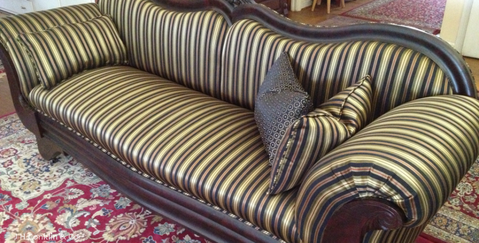 Empire Sofa Reupholstered