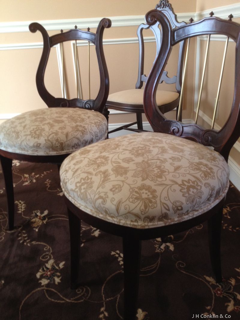 Lyre Back Side Chairs